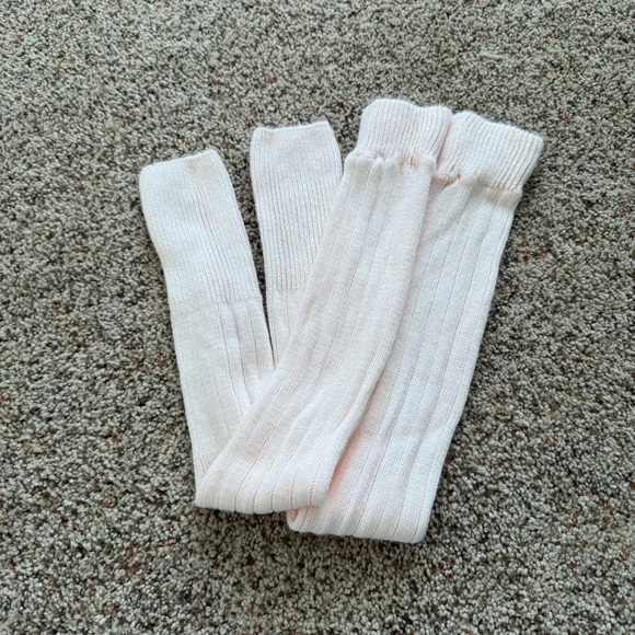 Pink Knit Leg Warmers - Picture 3 of 3